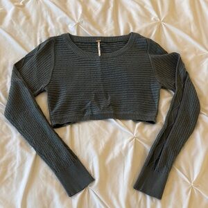 Free People Cropped Sweater